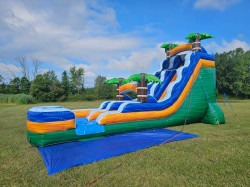 IMG 1026 1754362881 1 18ft Tropical Green Slide (Wet/Dry)